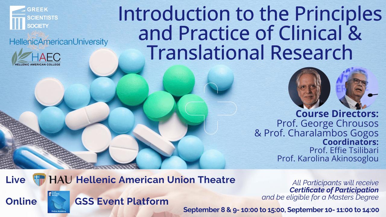 Introduction to the Principles and Practice of Clinical & Translational Research